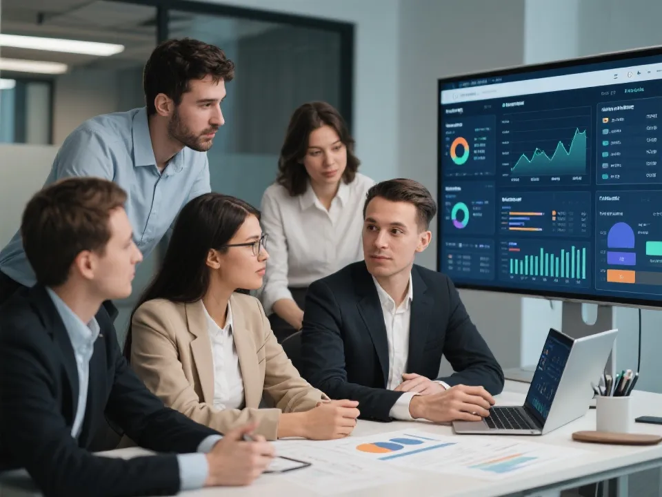 平台团队与数据分析工作示意图